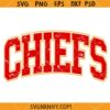 Chiefs distressed varsity SVG, Mascot Football Svg, Kansas City Chiefs Svg, Football Svg  