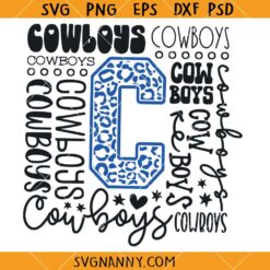 Cowboys Typography Svg, Cowboys Font SVG, Cowboys SVG, Typography Cowboys Svg 