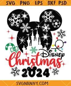 Disney Christmas 2024 SVG, Christmas Vacation 2024 SVG