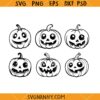 Jack o lantern svg, Happy Halloween Svg