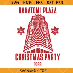 Nakatomi Plaza Christmas Party SVG, Christmas Party 1988 SVG