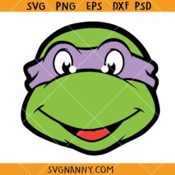 Ninja Turtle Head SVG, Leonardo Svg, Teenage Mutant Ninja Turtles Svg