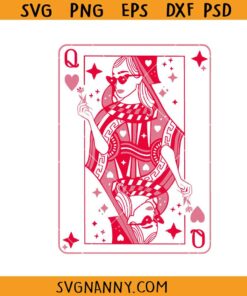 Queen Of Hearts card svg, King And Queen Card SVG, Playing Cards SVG