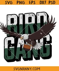 Retro Bird Gang Eagle svg, Bird Gang Eagle svg, Philadelphia Football SVG, Eagle Gang SVG, Eagles SVG