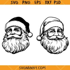 Santa Face SVG, Santa’s SVG, Christmas SVG, Christmas Santa SVG, Christmas Shirt svg 
