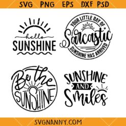 Sunshine Sarcastic SVG, Funny svg, Sarcastic svg, adult svg