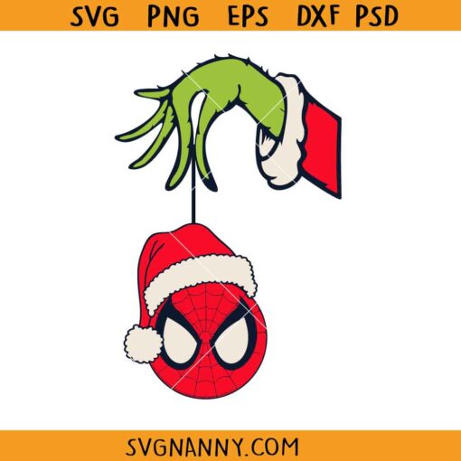 Superhero Christmas svg, Marvel Christmas Svg, Spider man Svg