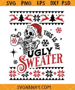 This is my ugly sweater svg, Christmas sweater svg, Funny Christmas svg