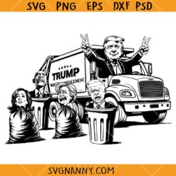 Trump garbage Truck SVG, Biden Says Were Garbage SVG, Garbage for Trump Shirt SVG