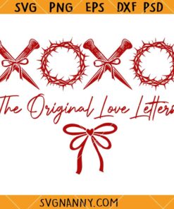 Xoxo the Original love letter Coquette Bow Svg, Valentines Coquette SVG