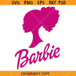 Barbie doll svg, Barbie head svg, doll svg, Doll head svg, doll silhouette svg