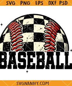 Baseball retro checkered SVG, Baseball Svg, Softball Svg, Softball Shirt SVG, Baseball Lover Svg 