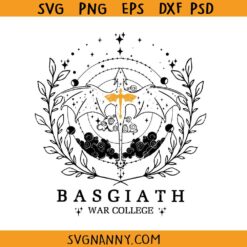 Basgiath War College SVG, Fourth Wing Dragon Rider Svg, Rebecca Yarros Svg, Violet Sorrengail Svg, Xaden Riorson Svg