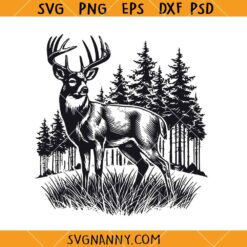 Big buck SVG, Whitetail Deer SVG, Deer Hunting, Hunting SVG