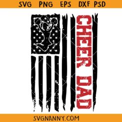 Cheer dad flag SVG, Girl Valentine SVG, Cheer Coach Svg Bundle, Cheer Coach Svg