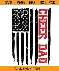 Cheer dad flag SVG, Girl Valentine SVG, Cheer Coach Svg Bundle, Cheer Coach Svg