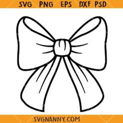 Coquette ribbon svg, Coquette Clipart, Bow Svg, Ribbon Svg