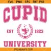 Cupid University Valentine svg, Cupid Est 1823 University SVG, Cupid SVG, Valentine SVG