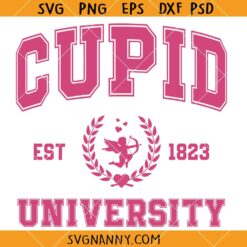 Cupid University Valentine svg, Cupid Est 1823 University SVG, Cupid SVG, Valentine SVG