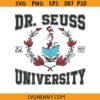 Dr Seuss University svg, Seussville University, Dr Seuss Svg file, Cat in the hat SVG