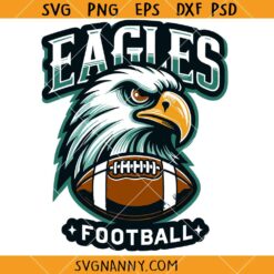 Eagles football mascot SVG, Football Mascot Svg, Eagles Svg, Football Logo Svg, Eagles Svg