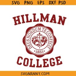 Hillman College Svg, Hbcu College Svg, Blackculture Svg
