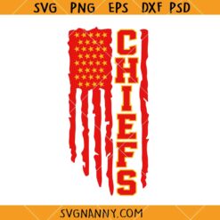 Kansas City flag Svg, Kansas City Chiefs Football flag Svg, Kansas City USA flag Svg