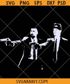 Patrick Mahomes & Travis Kelce Pulp Fiction svg, Kelce Pulp Fiction Svg, Kansas City Svg