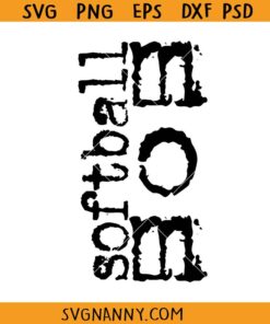 Softball mom typography svg, Softball mom distressed svg, Softball mom shirt svg