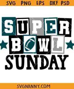 Super Bowl Sunday Eagles SVG, Gang SVG, Philadelphia Football SVG, Philly SVG, Philadelphia Eagles SVG