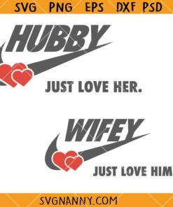Wifey Hubby SVG, Couples svg, Hubby Wifey SVG, Wedding svg, Marriage svg