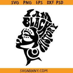 Afro woman black history SVG, black history svg, afro svg, Afro Shirt SVG