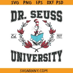 Dr Seuss University svg, Seussville SVG, University SVG, Cat In The Hat SVG, Dr Seuss SVG 
