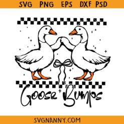 Goose Bumps funny goose SVG, Goose Bumps SVG, Goose Pun SVG, Silly Goose SVG