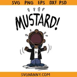 Kendrick Lamar Mustard SVG, Mustard Lamar TV Off Parady SVG, Mustard Meme SVG, KDot SVG