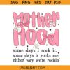 Motherhood Coquette Bow SVG, Mother’s Day Gift SVG, Funny Mom SVG, Mother Gift Svg