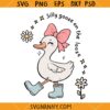 Silly goose on the loose SVG, cowboy gans SVG, grappige gans SVG, volwassen humor SVG