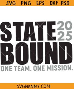 State Bound SVG, State Championship SVG, Championship Ring SVG