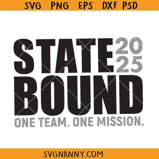 State Bound SVG, State Championship SVG, Championship Ring SVG