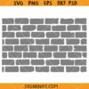 Brick wall Stencil SVG, Brick Wall Pattern SVG, Seamless Brick Wall Pattern SVG