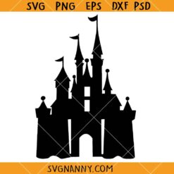 Disney castle SVG, Disney castle Silhouette SVG, Disney SVG, Disneyland SVG, Family Vacation SVG 