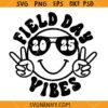 Field day Vibes 2025 svg, Field day Smiley Face svg, Field Day 2025 SVG, School Game Day SVG