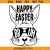 Happy Easter Bruh SVG, Bunny With Sunglasses SVG, Funny Bruh Easter Bunny SVG