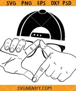 Hat Hands Glasses SVG, hands glasses SVG, Baseball Cap SVG