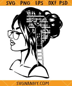 Just a Girl Who Loves Books Svg, Library Girl SVG, Reading SVG, Book Lover Svg, Book Worm Svg