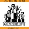 Minecraft Video Game Characters SVG, Minecraft Video Game SVG, Minecraft SVG, Minecraft Shirt SVG
