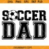 Soccer dad varsity font SVG, Soccer Dad SVG, Varsity Sports Daddy SVG    