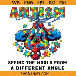 Spiderman Autism SVG, Marvel Autism Shirt SVG, Autism Awareness SVG