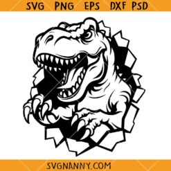 T Rex Scratch Svg, Tyrannosaurus Rex Svg, Dino Svg, Dinosaur Svg   