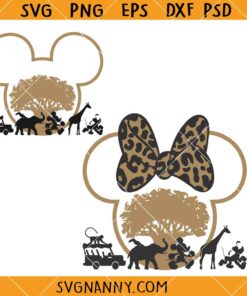 I Disney Animal Kingdom Matching shirt Svg, Animal Kingdom Svg, Animal Kingdom Shirt, Mickey Minnie Ears Svg, Family Trip Svg
